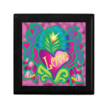 Psychedelic Floral Heart Gift Box