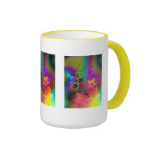 Psychedelic Floral Mugs
