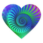 Psychedelic Fractal Blue Turquoise