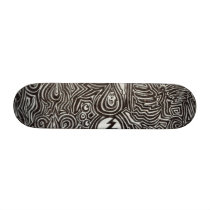 Psychedelic Lines Design #11 Custom Skateboard