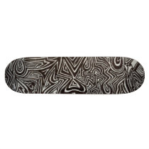 Psychedelic Lines Design #8 Custom Skateboard