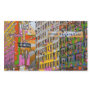 Psychedelic NYC: Union Square Building, St Sign A4 Rectangle Stickers