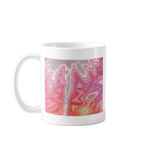 psychedelic palms coffee mug