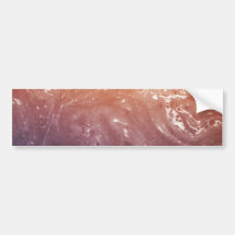 Psychedelic paper bumper sticker