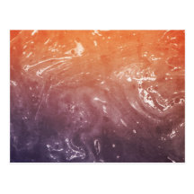 Psychedelic paper post card