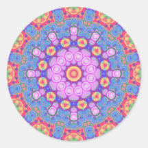 Psychedelic Pastels  Sticker