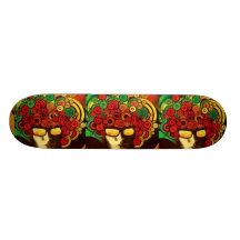 psychedelic pop art skateboard