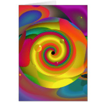 Psychedelic Punch Greeting Card