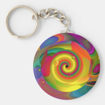 Psychedelic Punch Keychain