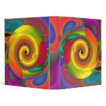 Psychedelic Punch Vinyl Binders