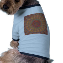 Psychedelic Radial Pattern: Dog Tshirt