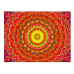 Psychedelic Radial Pattern: Post Card