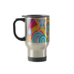 Psychedelic Retro Star Power Design Mug