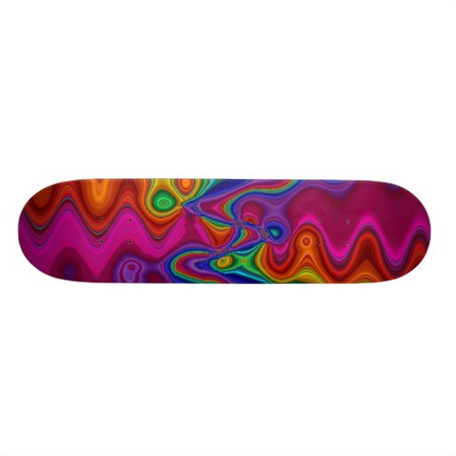 Psychedelic Skateboard