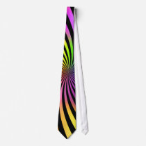 Psychedelic Spiral: Multicolor: Custom Tie