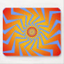 Psychedelic Spiral Pattern: Vector Art: Mousepad