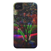 Psychedelic Tree iPhone 4 Case-Mate Case