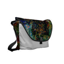 Psychedelic Tree Rickshaw Messenger Bag