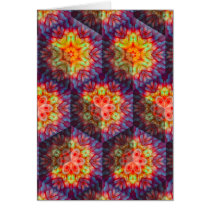Psychedelic Turtle Shell Cards