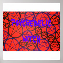 psychedelic witch print