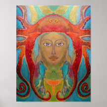 Psychedelische Kunst - Psychedelic Art Poster  60s