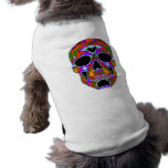 Psychedellic Skull pet clothing