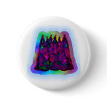 Psychedlic Victorian Ladies Pinback Buttons