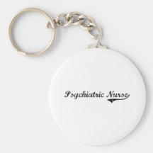 Psychiatric Nurse Professional Job Key Chain