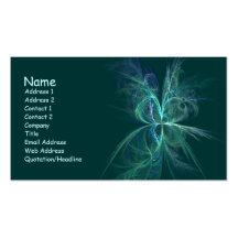 Psychic Energy Fractal Business Card