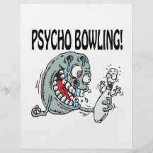 Psycho Bowling Full Colour Flyer