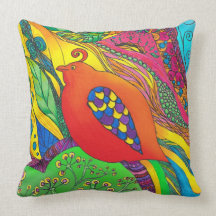 Psycho-Delic Dan pillow
