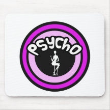 Psycho Lady Mouse Pads
