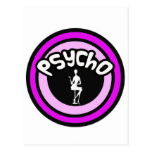 Psycho Lady Postcards