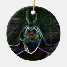 Psycho Orchid Christmas Ornament