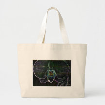 Psycho Orchid Tote Bag
