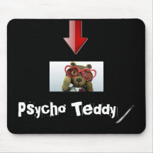 Psycho Teddy Mouse Pad