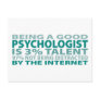 Psychologist 3% Talent Postcards
