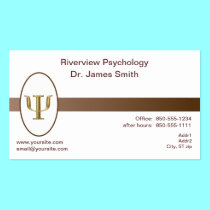 Psychologist Business Card business cards
