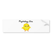 Psychology Chic Bumper Sticker