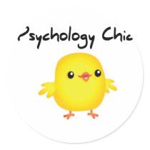 Psychology Chic Stickers