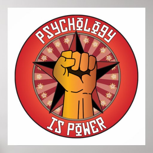 Psychology Is Power Poster