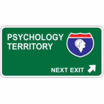 Psychology Next Exit Acrylic Cut Outs