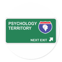 Psychology Next Exit Sticker