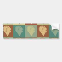Psychology Pop Art Bumper Stickers