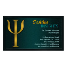 Psychology Psychologist Psychiatry Business Cards