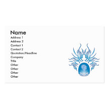 Psychology Skull Business Card Template