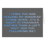 Psychology: the study of people who are paranoid cards
