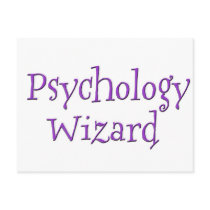 Psychology Wizard Post Cards