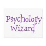 Psychology Wizard postcards
