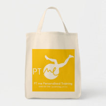 PT me Grocery Tote Bag (Yellow)